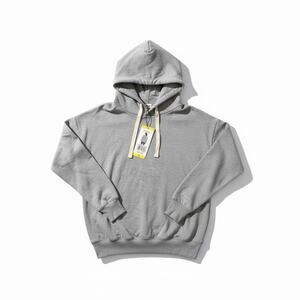 Buffalo David Bitton Sweatshirt Womens Medium Grey Hoodie Soft Cozy Pullover NWT